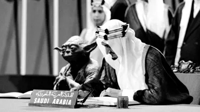 Un ministru saudit a fost concediat după ce într-un manual didactic a apărut Yoda alături de Regele Faisal