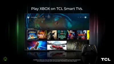 Nu mai ai nevoie de consolă Xbox pentru a te juca pe TV. Aplicația ajunge pe televizoarele TCL