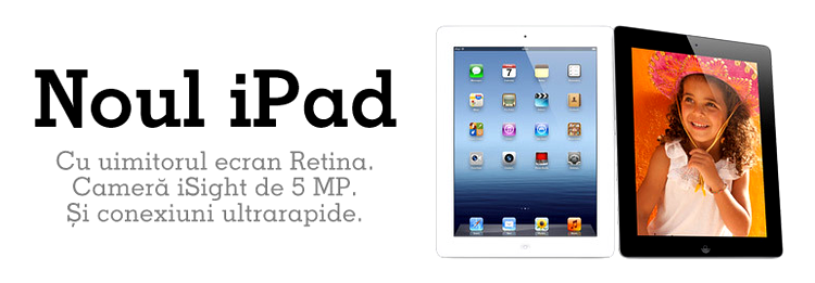 noul iPad în România