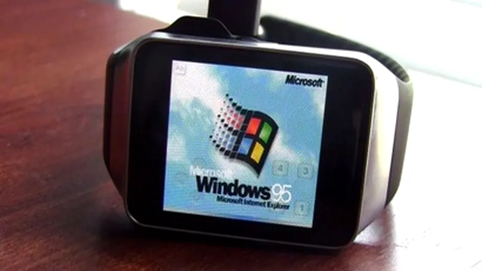 Windows 95 rulează şi pe Galaxy Gear Live