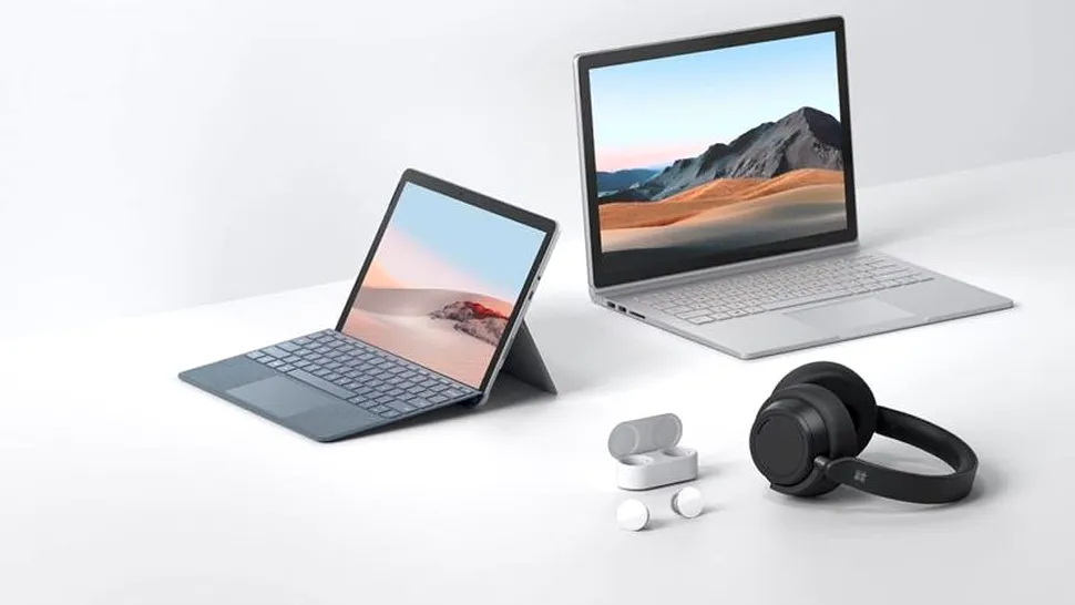 Microsoft a anunțat Surface Book 3, Surface Go 2 și Surface Headphones 2