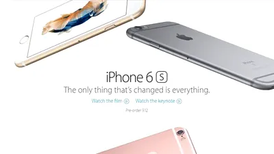 iPhone 6S şi 6S Plus se lansează la sfârşitul lunii septembrie