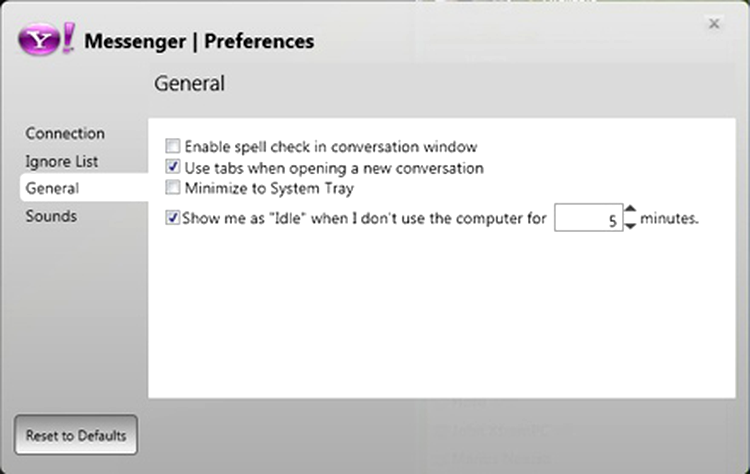 Yahoo! Messenger Vista 
