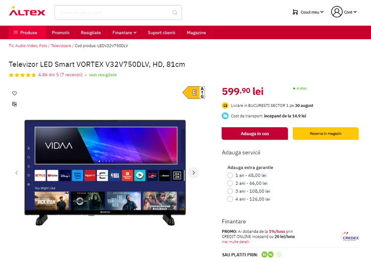 Altex Vine Cu Doua Op iuni Smart TV Ieftine Pentru Momente Relaxante n 