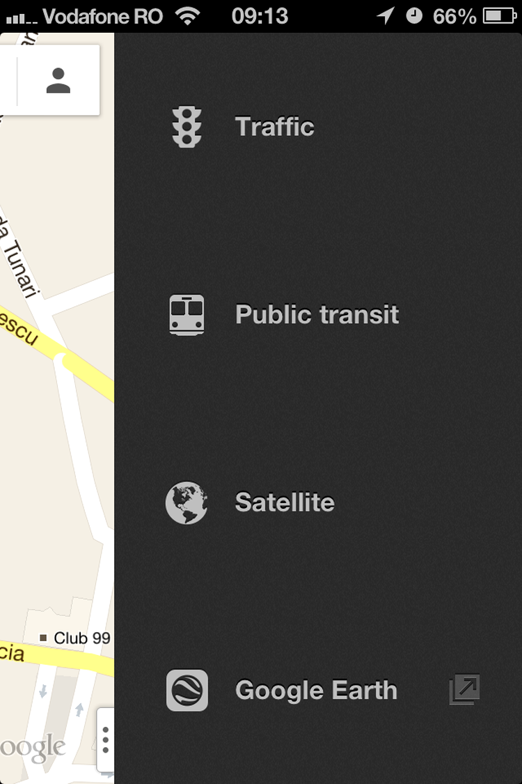 Google Maps - informaţii despre trafic şi mijloace de transport in comun