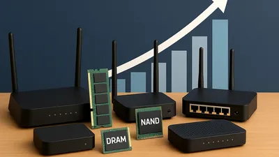 Prețurile memoriilor, explozie de 600%: routerele și set-top box-urile operatorilor telecom, sub presiune