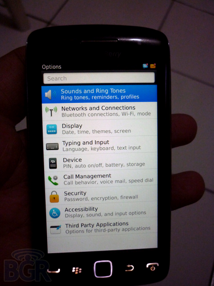 BlackBerry Touch Monza