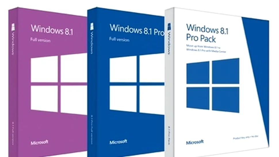 Microsoft detaliază oferta Windows 8.1: acelaşi preţ şi un pachet software complet, dar fără promoţii