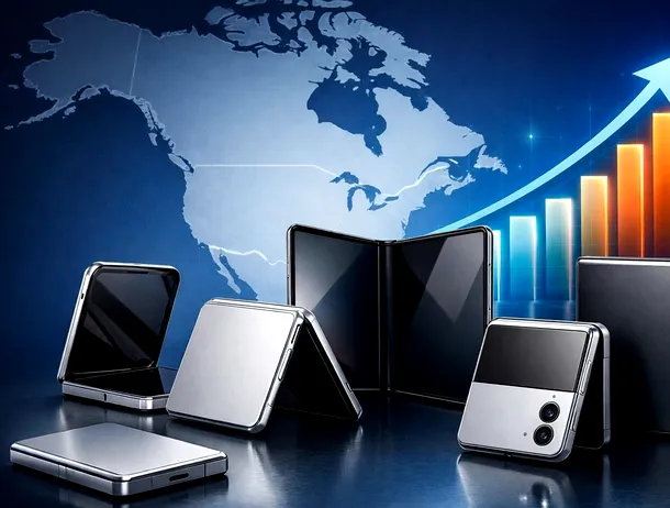Telefoanele pliabile au înregistrat o creștere importantă în America de Nord în 2025