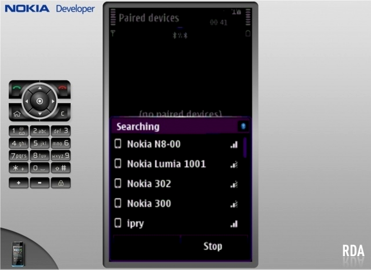 Denumirea lui Nokia Lumia 1001 în aplicaţia RDA