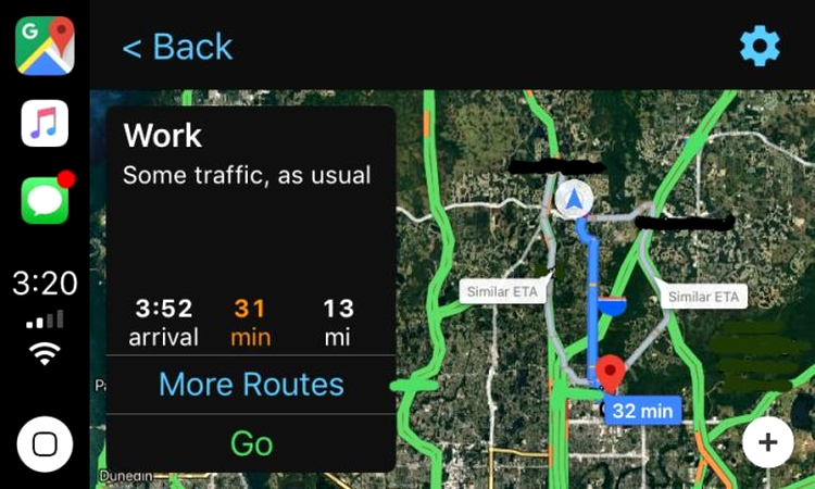 Google Maps for CarPlay