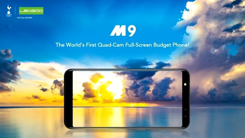 Leagoo M9, smartphone de buget cu design full-screen, disponibil pentru mai puţin de 100 dolari