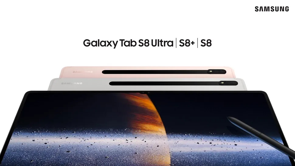Seria de tablete Galaxy Tab S8 debutează cu un model Ultra de 14,6