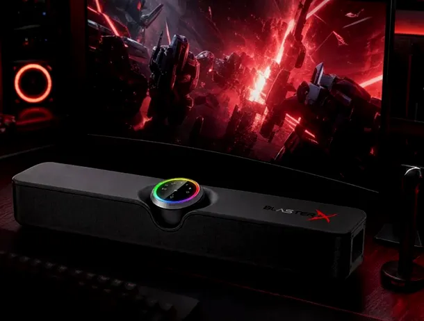 Creative a lansat soundbar-ul de gaming B3 cu putere de vârf de 20 W, Bluetooth 6.0 și iluminare RGB