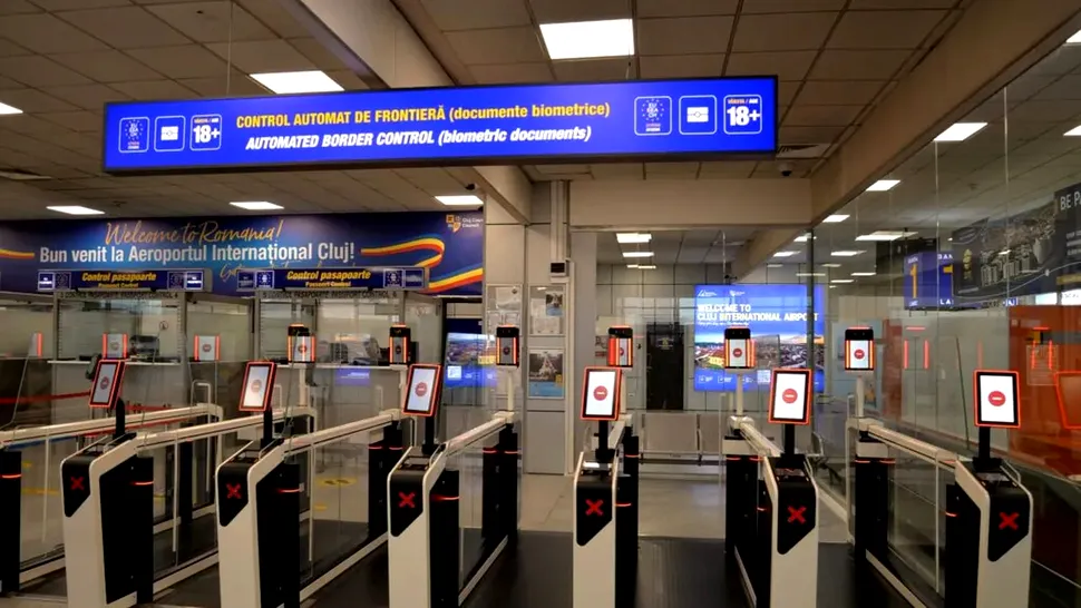 Aeroportul Cluj a investit milioane în porți automate cu securitate biometrică și sisteme avansate anti-ceață