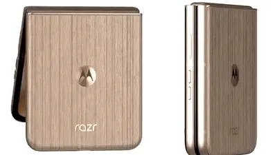 Motorola Razr 60 Ultra vine cu un spate cu model de lemn și tehnologie avansată