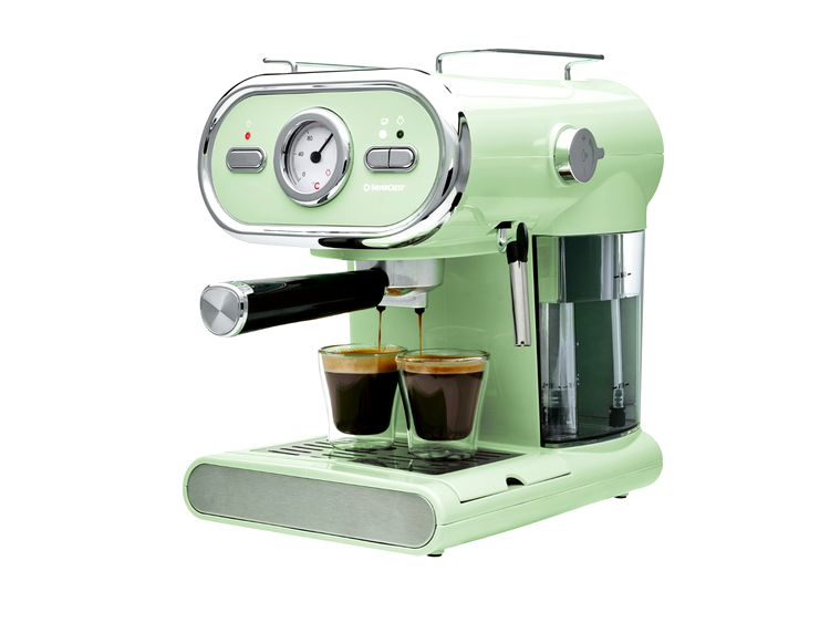 esspresor silvercrest cu design retro disponibil la lidl