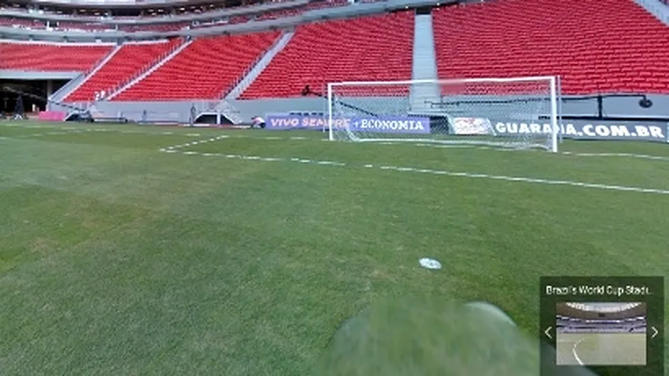 Google oferă turul virtual al celor 12 stadioane din Brazilia unde se joacă Cupa Mondială 2014