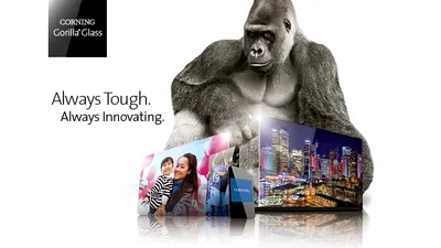 Corning anunţă Vibrant Gorilla Glass, sticla care poate fi imprimată cu imagini color