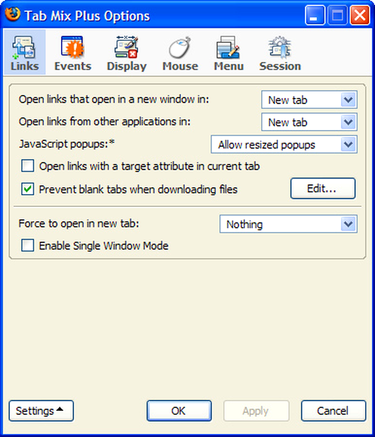tab mix plus