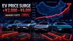 Scumpirea memoriilor lovește piața mașinilor electrice din China. Unele prețuri cresc cu până la 800 euro