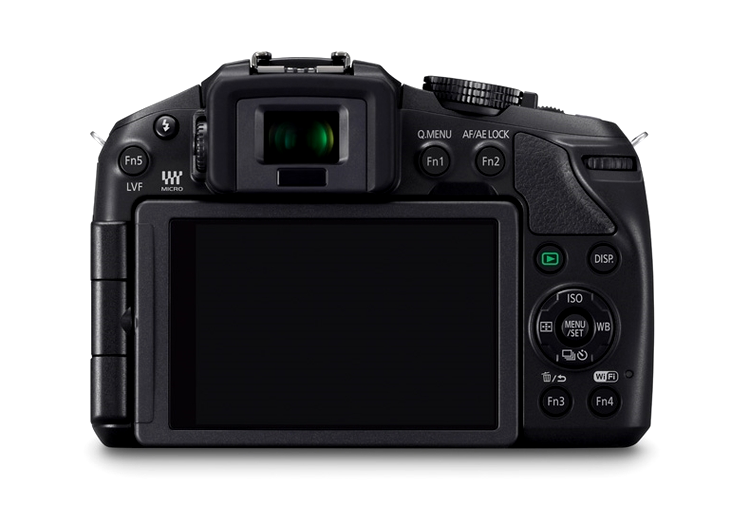 Panasonic LUMIX G6 - vizorul OLED, ecranul touch de 3 inch cu braţ mobil şi butoanele de control
