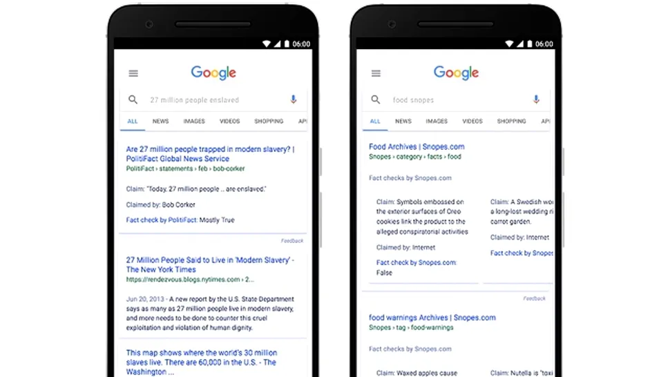 Google va eticheta ştirile false în listele cu rezultate la căutări