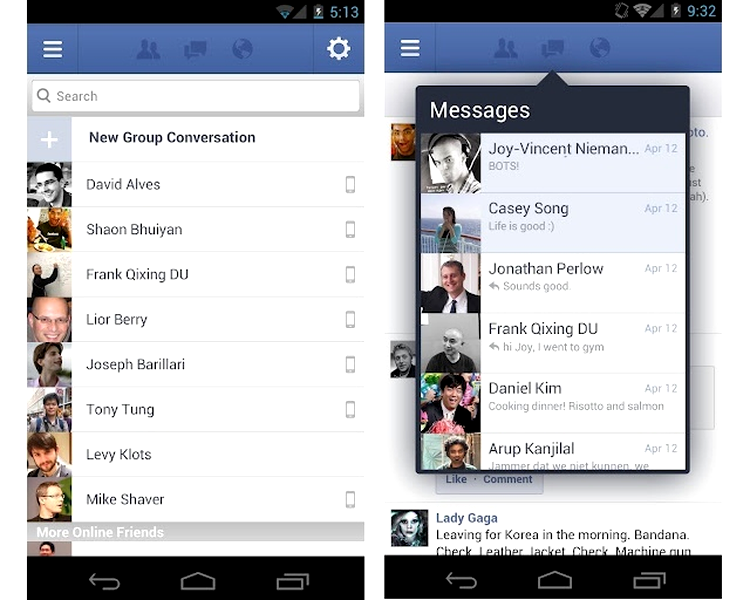 Aplicaţia Facebook pentru Android a primit îmbunătăţiri