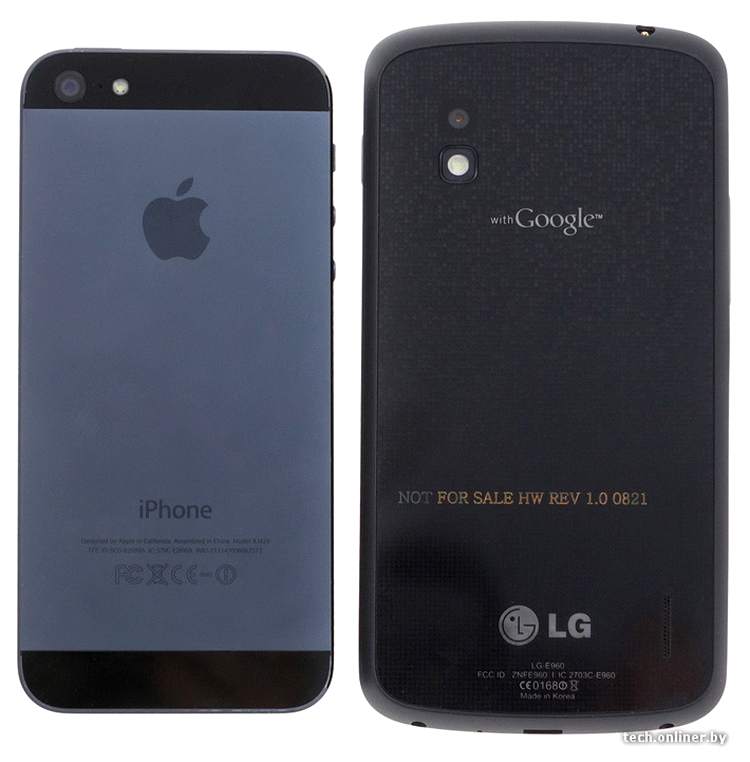 Apple iPhone 5 vs LG Nexus E960