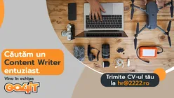 Căutăm un Content Writer entuziast. Alătură-te echipei Go4it! – Rol hibrid (remote + birou), București