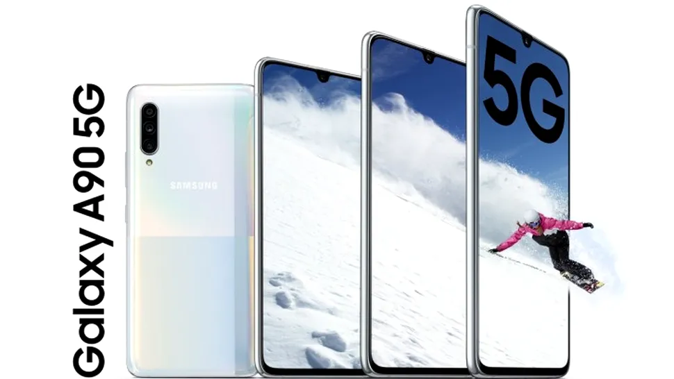 Samsung Galaxy A90 cu 5G, dezvăluit oficial