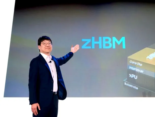 Samsung a prezentat conceptul zHBM, o memorie pentru AI care promite viteze de opt ori mai mari decât HBM5