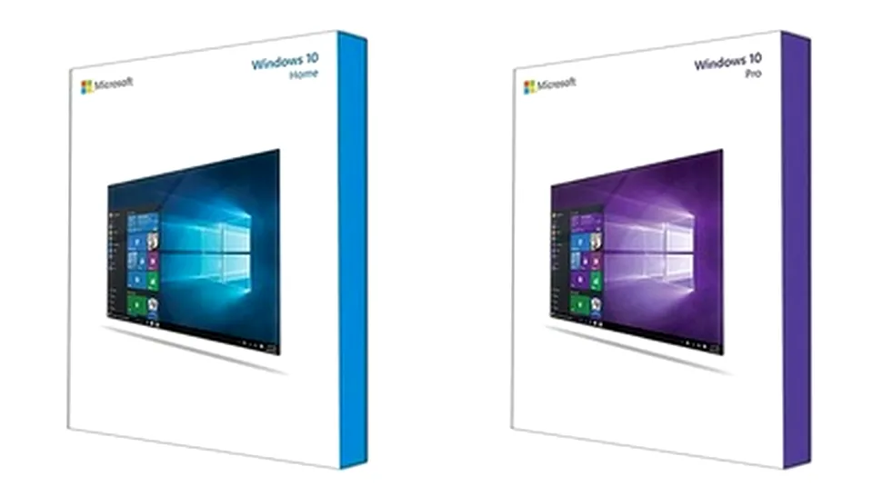 Primele imagini cu pachetele fizice ale lui Windows 10