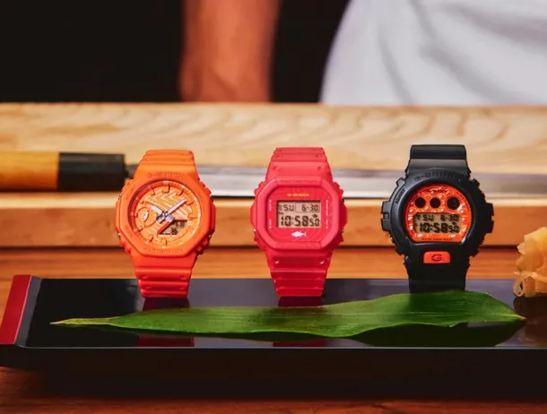 Casio lansează trei ceasuri G-Shock inspirate de sushi