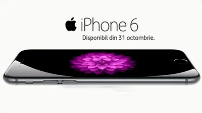 iPhone 6 ajunge în România pe 31 octombrie