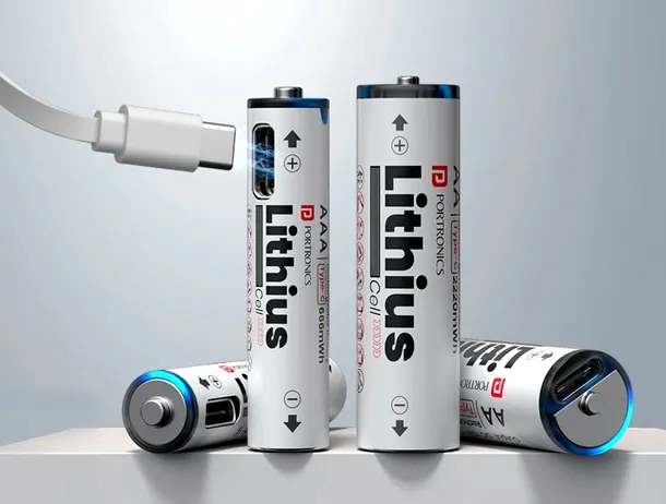 Portronics a lansat baterii reîncărcabile prin USB-C