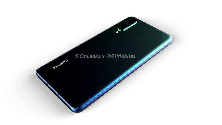 Huawei P30 - CAD render