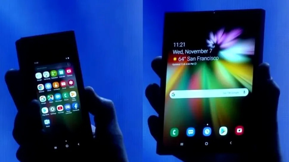 Samsung va recomanda Galaxy F, noul smartphone cu ecran pliabil, îndeosebi cumpărătorilor trecuţi de 40 ani
