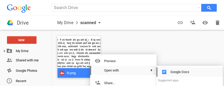 Google Drive extinde capabilităţile OCR pentru recunoaşterea scrisului din imagini şi documente scanate