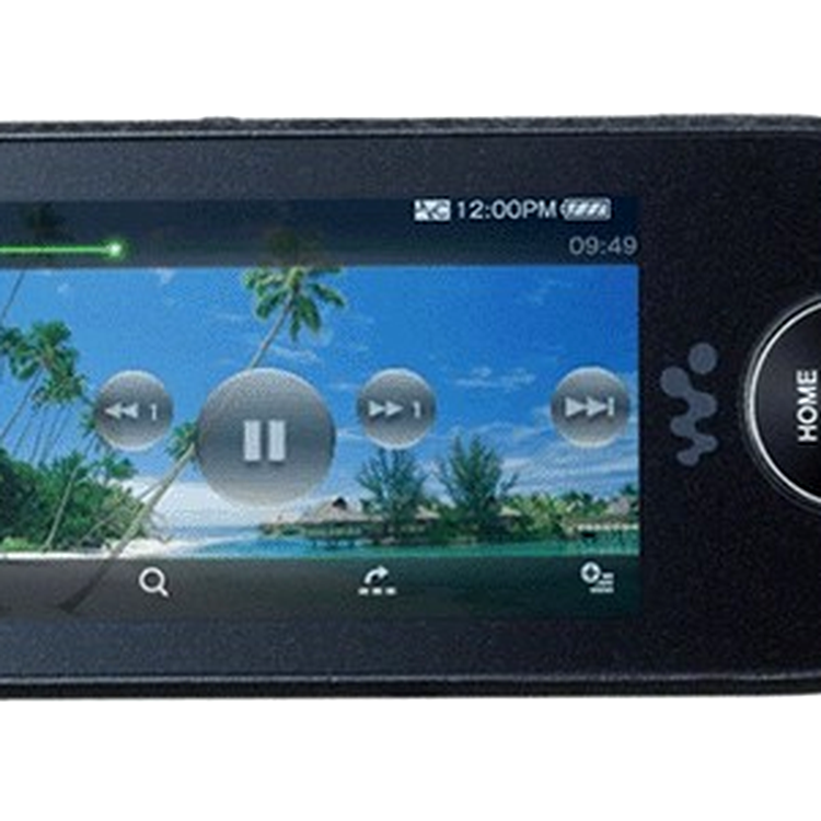 Sony Walkman NWZ-X1060 cu ecran OLED touchscreen de 3