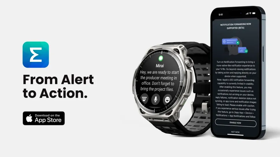 Amazfit implementează noile notificări avansate din iOS. Ce dispozitive sunt compatibile