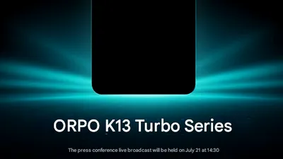 Seria Oppo K13 Turbo va fi lansată pe 21 iulie