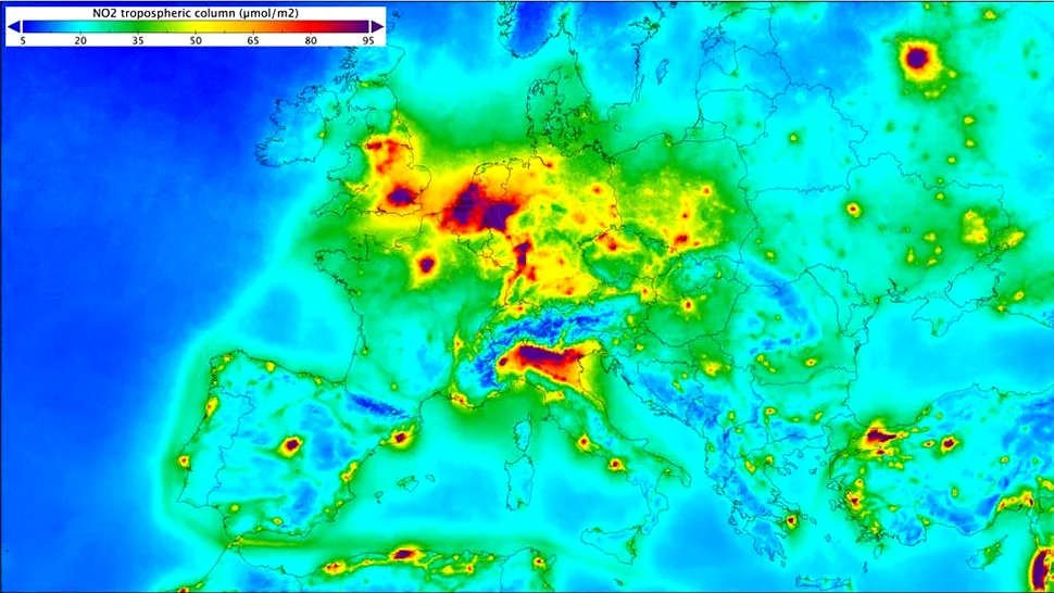 Agenția Spațială Europeană a lansat un nou portal pentru monitorizarea poluării