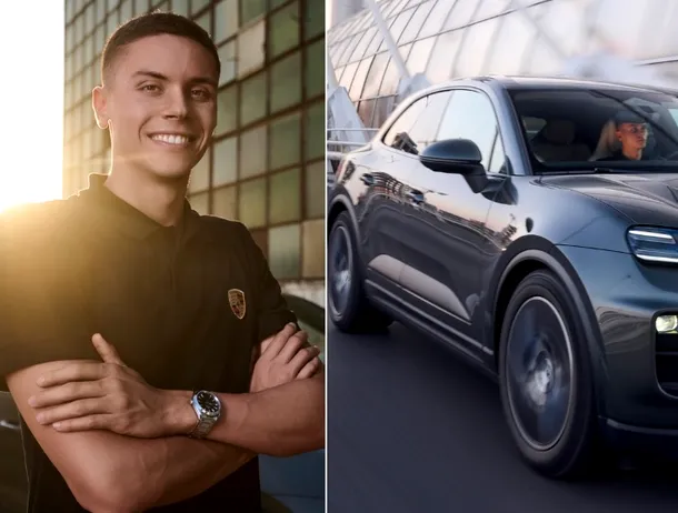Porsche Macan 4, mașina alături de care s-a fotografiat David Popovici. Este noul Friend of the Brand