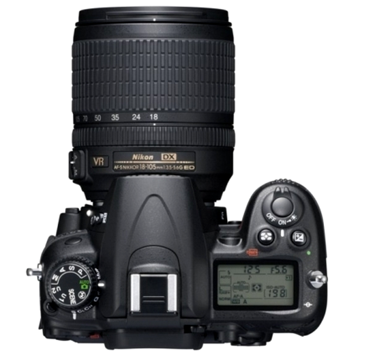 Nikon D7000 - ecranul superior este iluminat