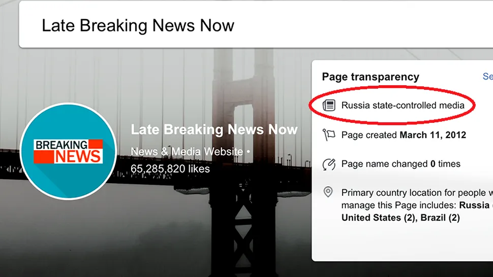 Facebook începe să marcheze presa de „propagandă”: Sputnik, RT și China Daily, deja pe listă