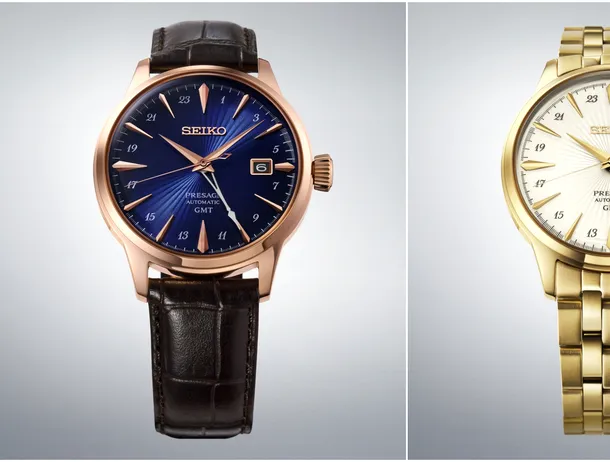 Seiko extinde gama Presage Cocktail Time GMT cu noile ediții Daiquiri și Corcovado
