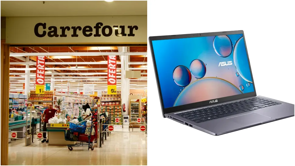 Noile electronice intrate în oferta Carrefour. Laptop ieftin prin programul Rabla