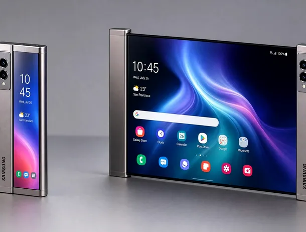 Samsung explorează viitorul telefoanelor cu ecran rulabil, potrivit unui nou brevet