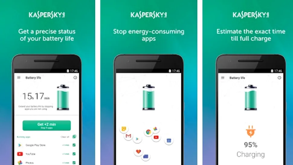 Kaspersky anunţă Battery Life, o aplicaţie gratuită pentru conservarea bateriei dispozitivelor cu Android